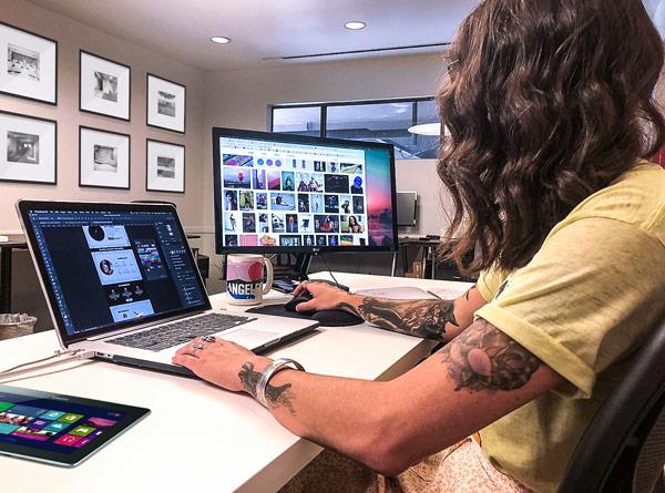 Inside the 565 Media office